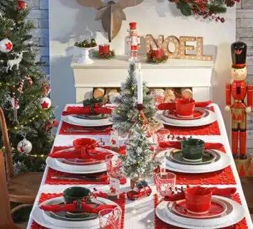 Top idées de décoration de table pour un Noël chic