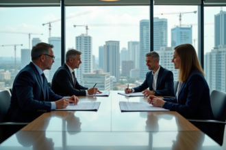 Groupe de developpeurs immobiliers en réunion