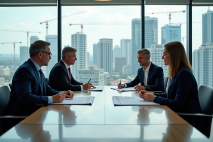 Groupe de developpeurs immobiliers en réunion