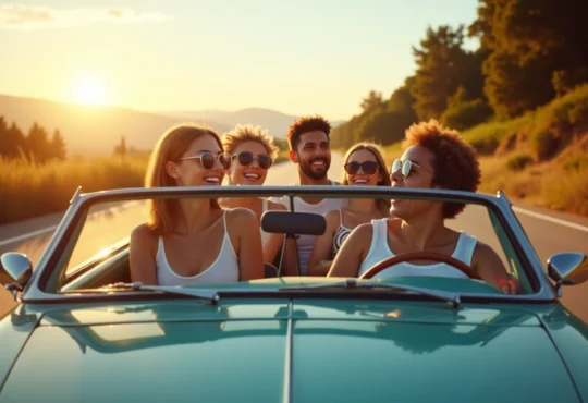 voyage entre amis