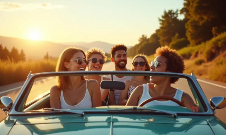 voyage entre amis