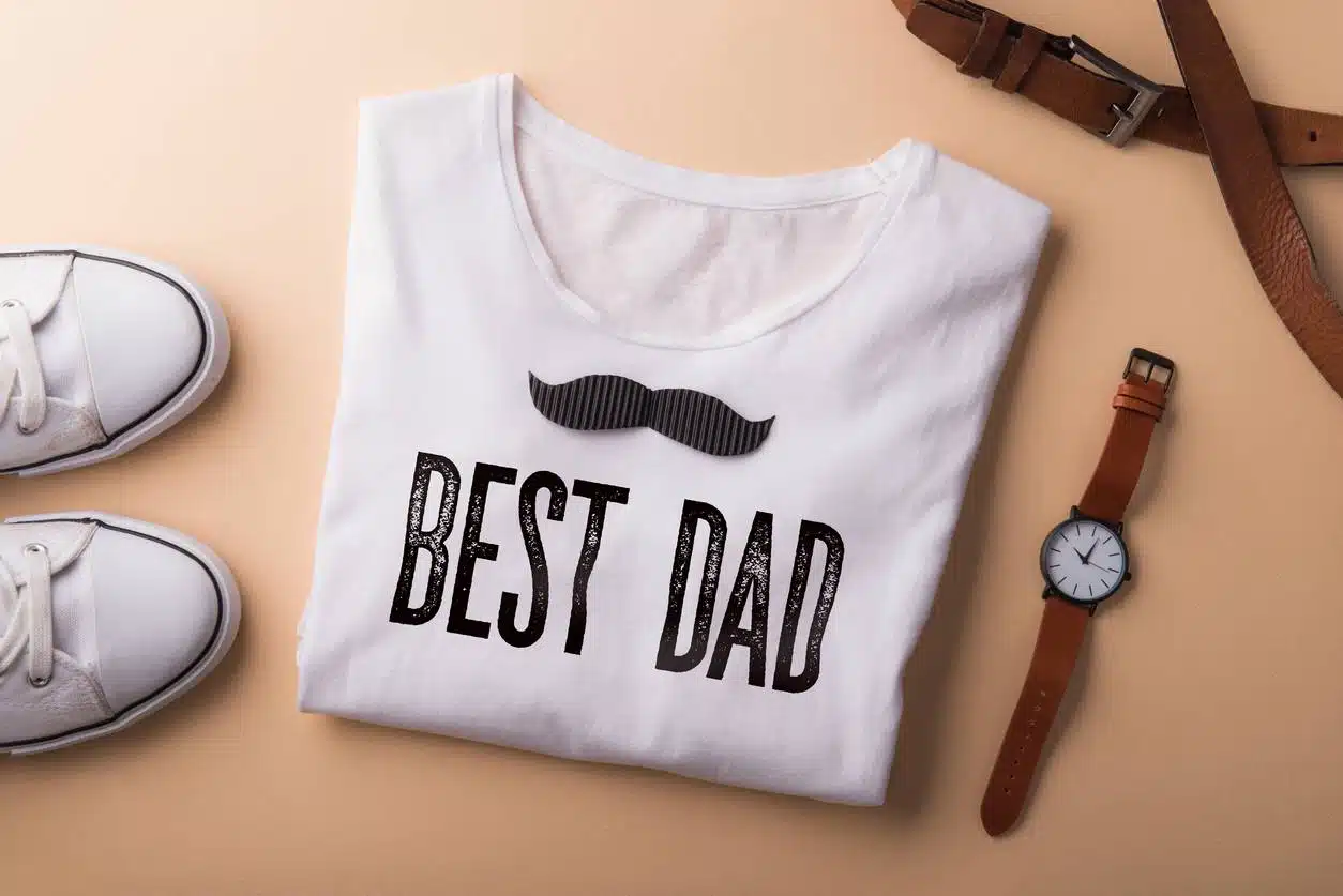 T-shirt personnalisé fête des Pères idée cadeau
